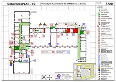 Geschoss-Plan (Muster)